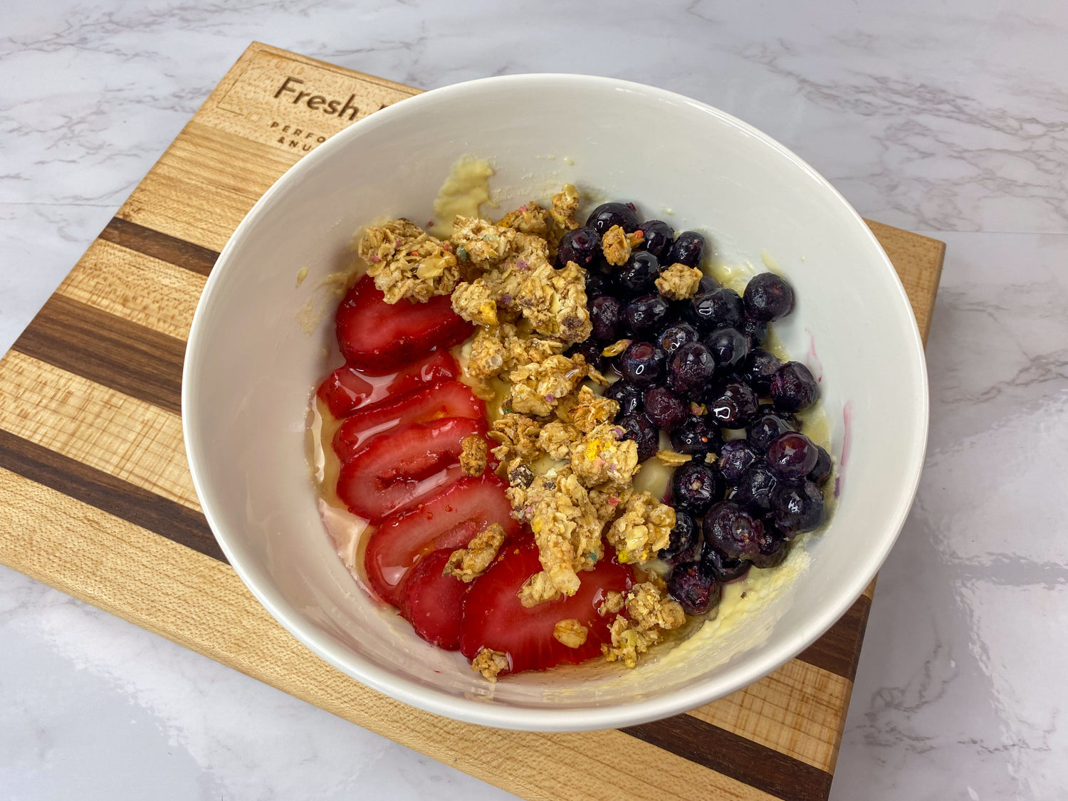 Red, White, and Blue Protein Power Bowl