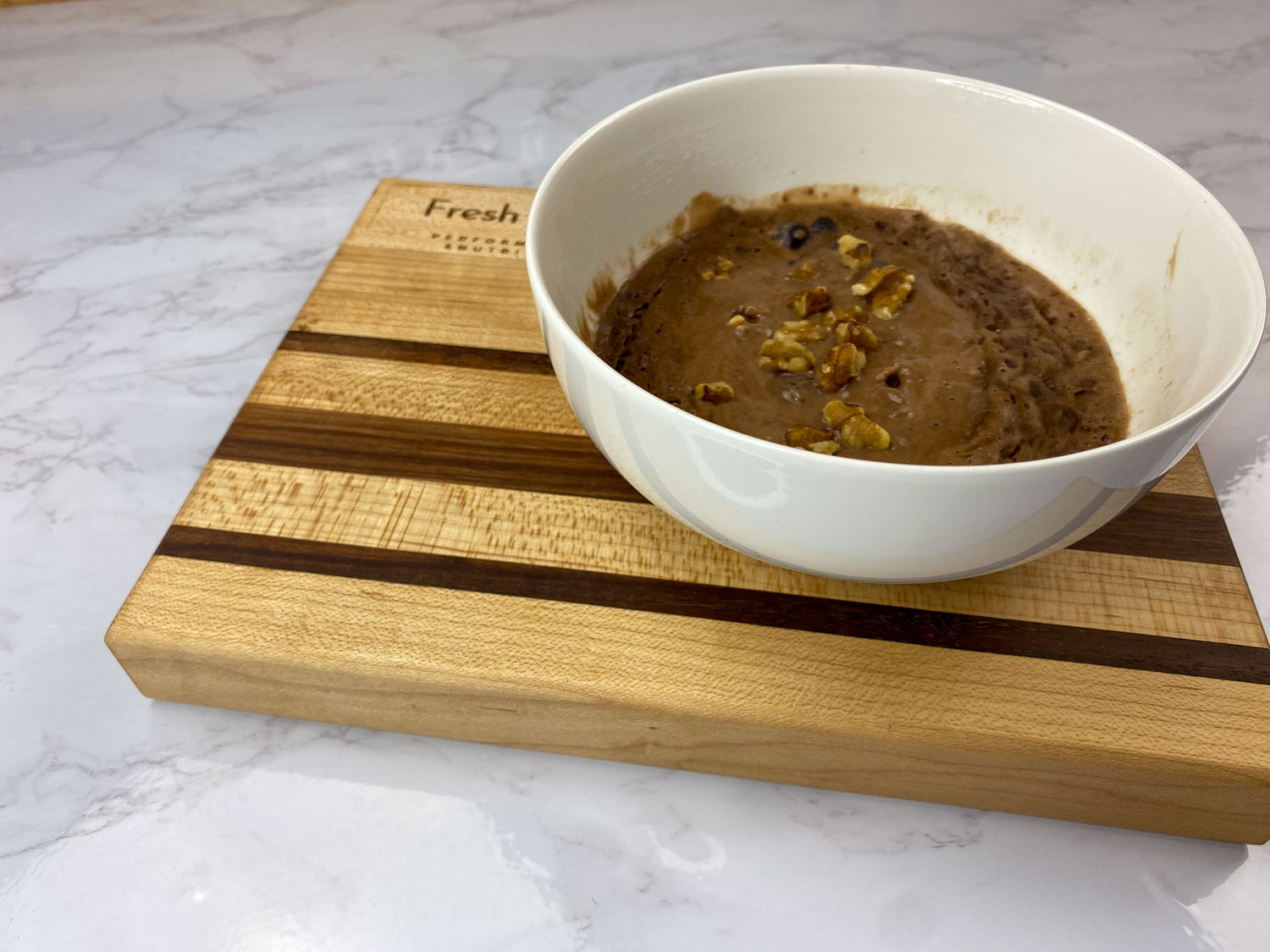 Nutty Black and Blue Mug Cake