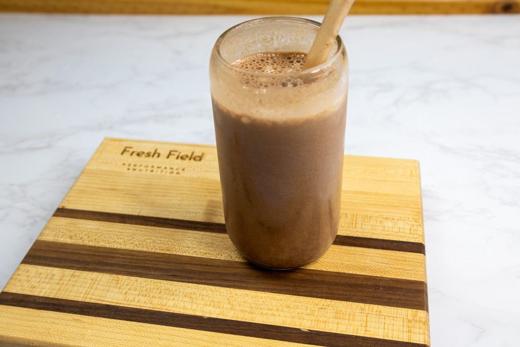 Chocolate Banana Oat Breakfast Smoothie