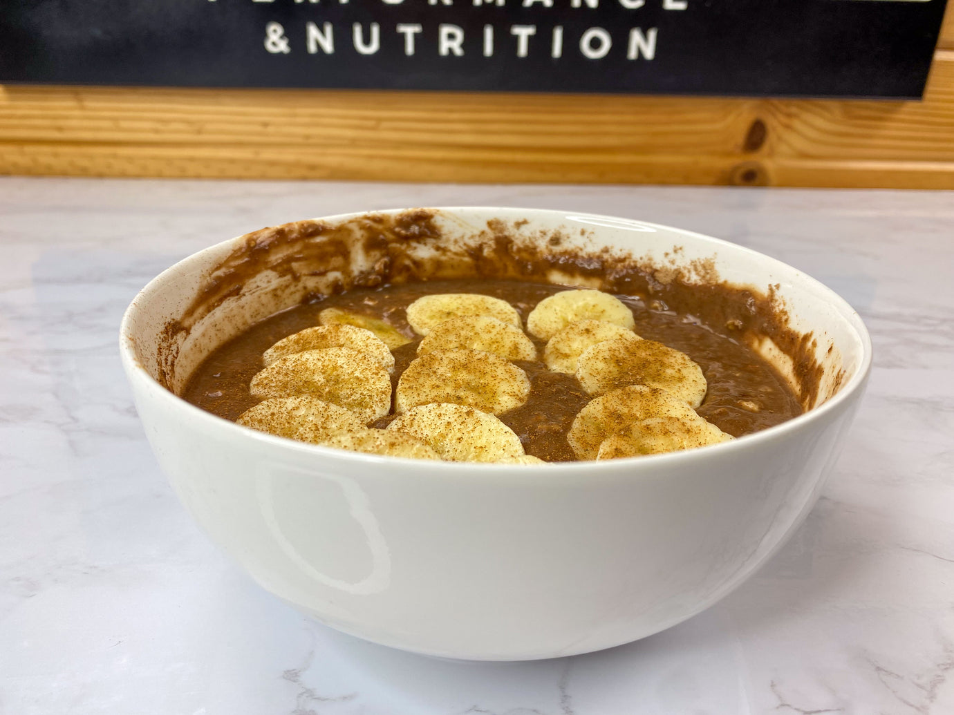 Chocolate Protein Powered Oatmeal